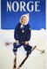 Norge - Norwegian Ski poster