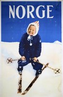 Norge - Norwegian Ski poster