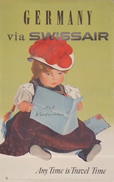 Germany via Swissair  original poster 