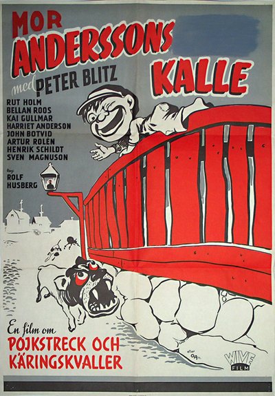 Mor Anderssons Kalle - (Anderssonskans Kalle) original poster designed by efter OA-n.
