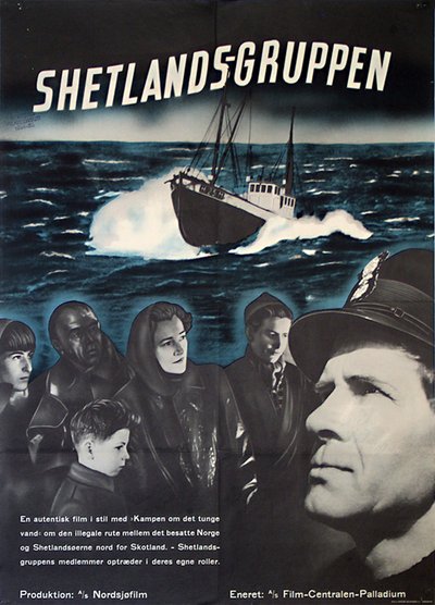 Shetlands-gruppen - Shetlandsgjengen (1954) original poster 