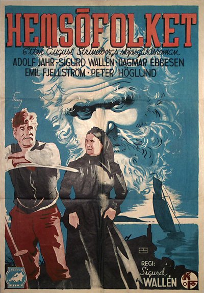 Hemsöfolket - (Hemsöborna) original poster designed by Fevang