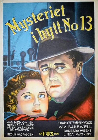 Mysteriet i hytt no 13 (Cheaters at Play) original poster 