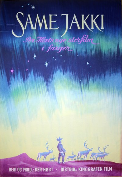 Same Jakki - (Last of the Nomads) original poster designed by Yran, Knut (1920-1998)