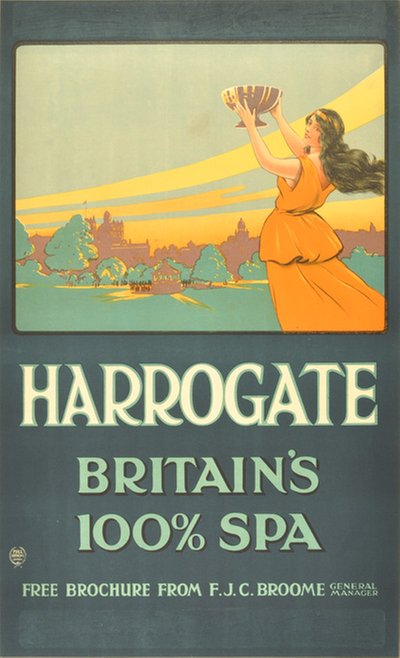 Harrogate - Britain's 100% Spa original poster 