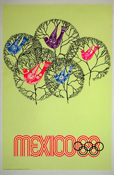 Mexico - Olympic poster original poster 