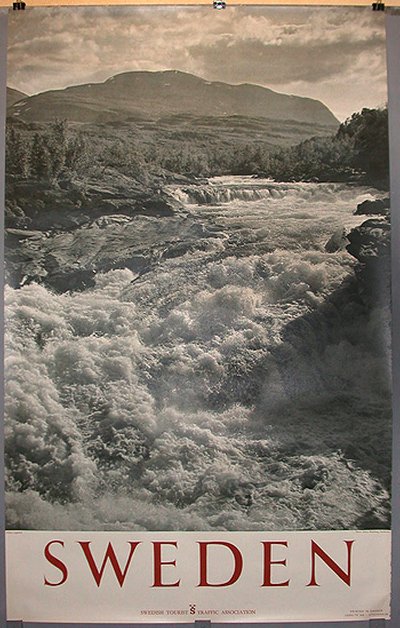 Sweden original poster designed by Henry Blomberg
