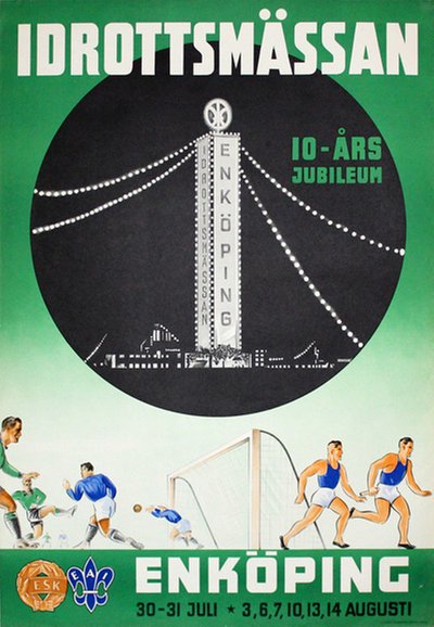 Enköping - Idrottsmässan original poster 