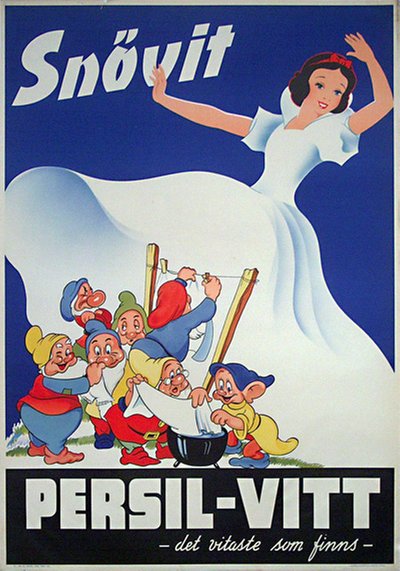 Persil - Snow White Vintage Poster original poster 