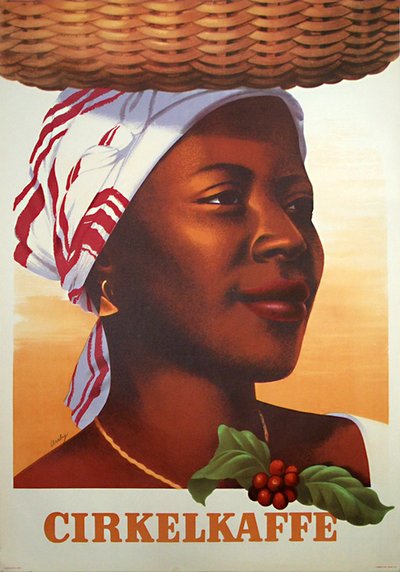 Cirkelkaffe original poster designed by Orrby, Sven Gunnar (1912-2003)